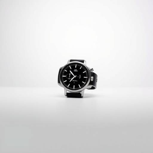 High-quality product photography showcasing a sleek watch on a white background.